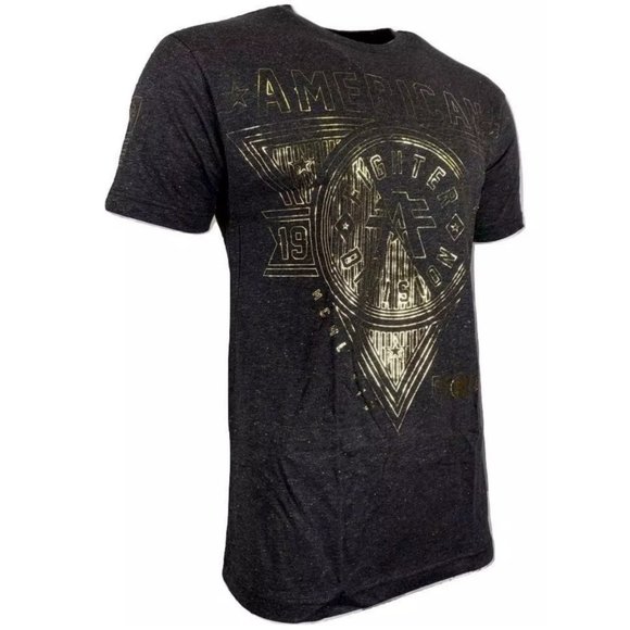 AMERICAN FIGHTER Men's T-Shirt S/S SIENA HEIGHTS T - Picture 2 of 9